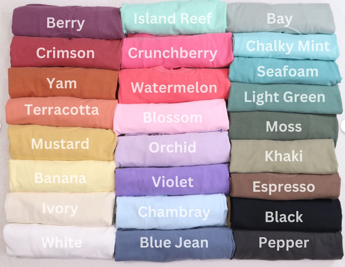 Comfort Colors Custom Baseball Mom Shirt