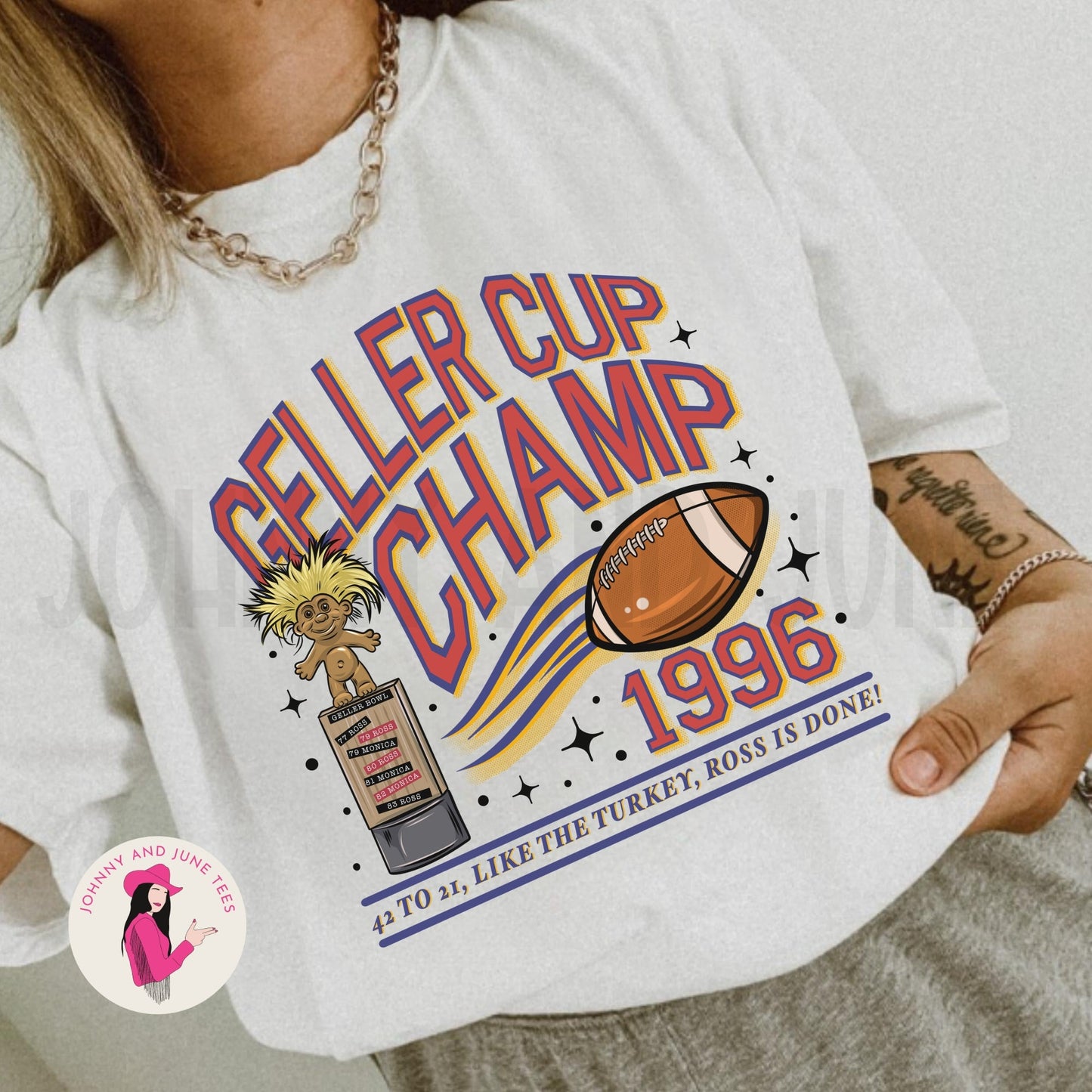 Geller Cup Champ 1996 Friendsgiving Shirt