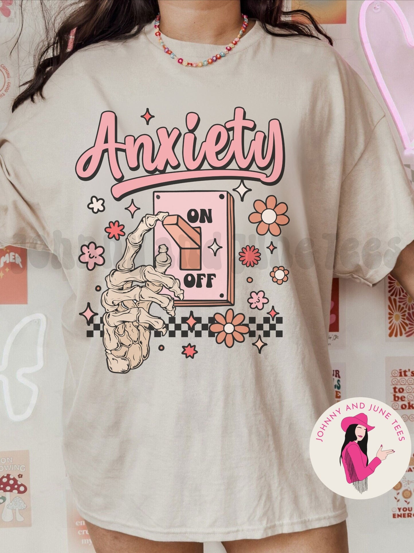 Anxiety On Off Switch T-Shirt