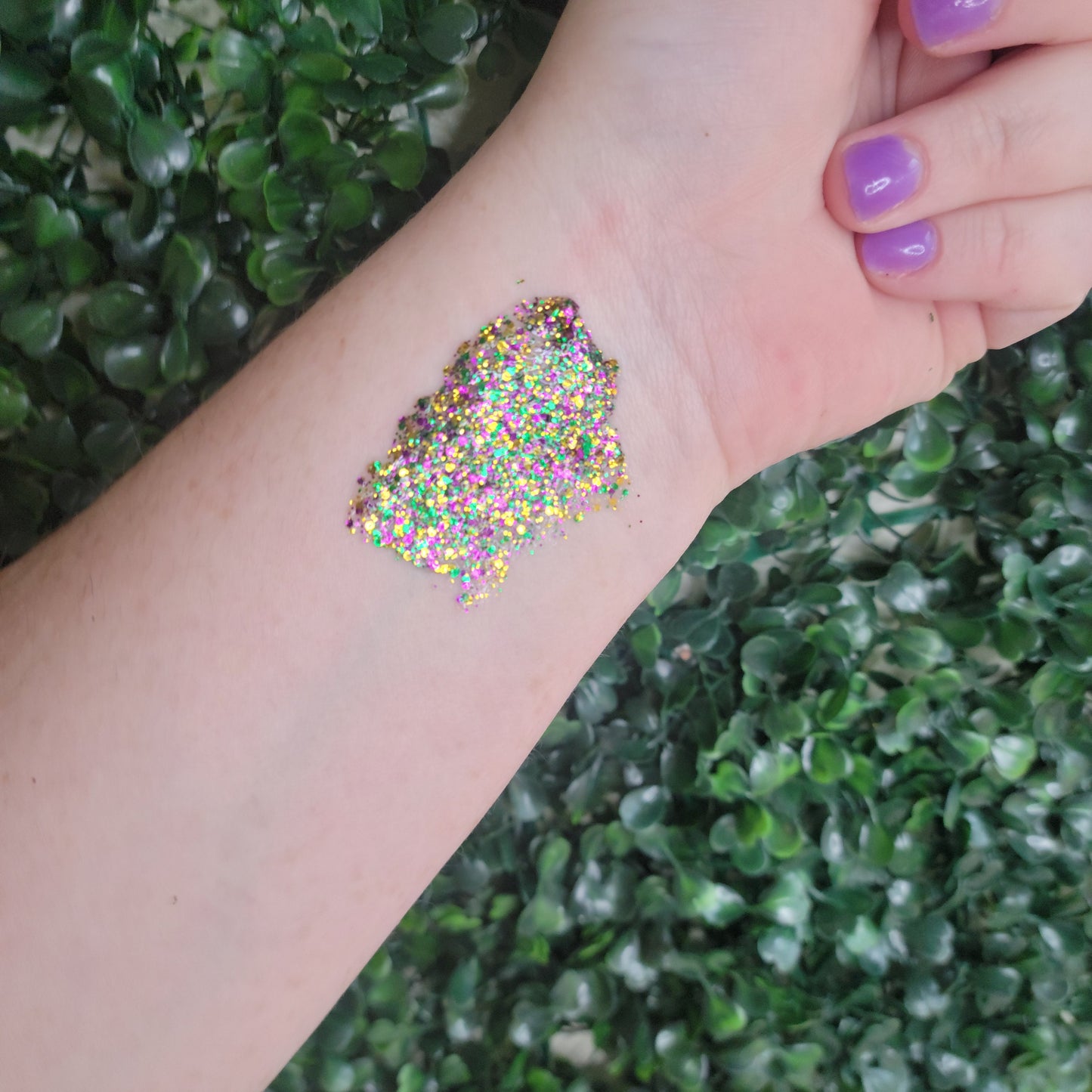 Mardi Gras Glitter Hair/Body Glitter Gel