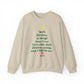 The Meaning Of Christmas Women's Grinch Sweatshirt
