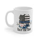 Back The Blue Retro Style Mug