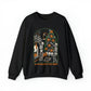 Tis The Season To Be Creepy Halloween Christmas Skeleton Sweatshirt