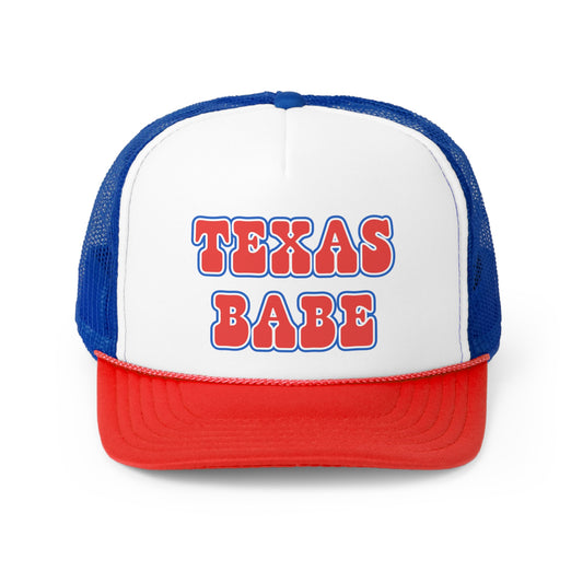 Texas Babe Retro Trucker Cap, Retro Texas Trucker Hat,