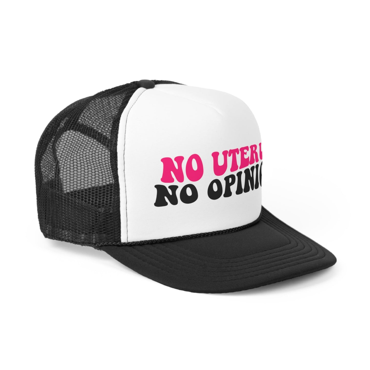 No Uterus No Opinion Roe V. Wade Retro Trucker Cap, Trucker Hat, Feminist Hat