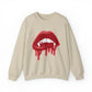 Retro Vampire Lips Sweatshirt