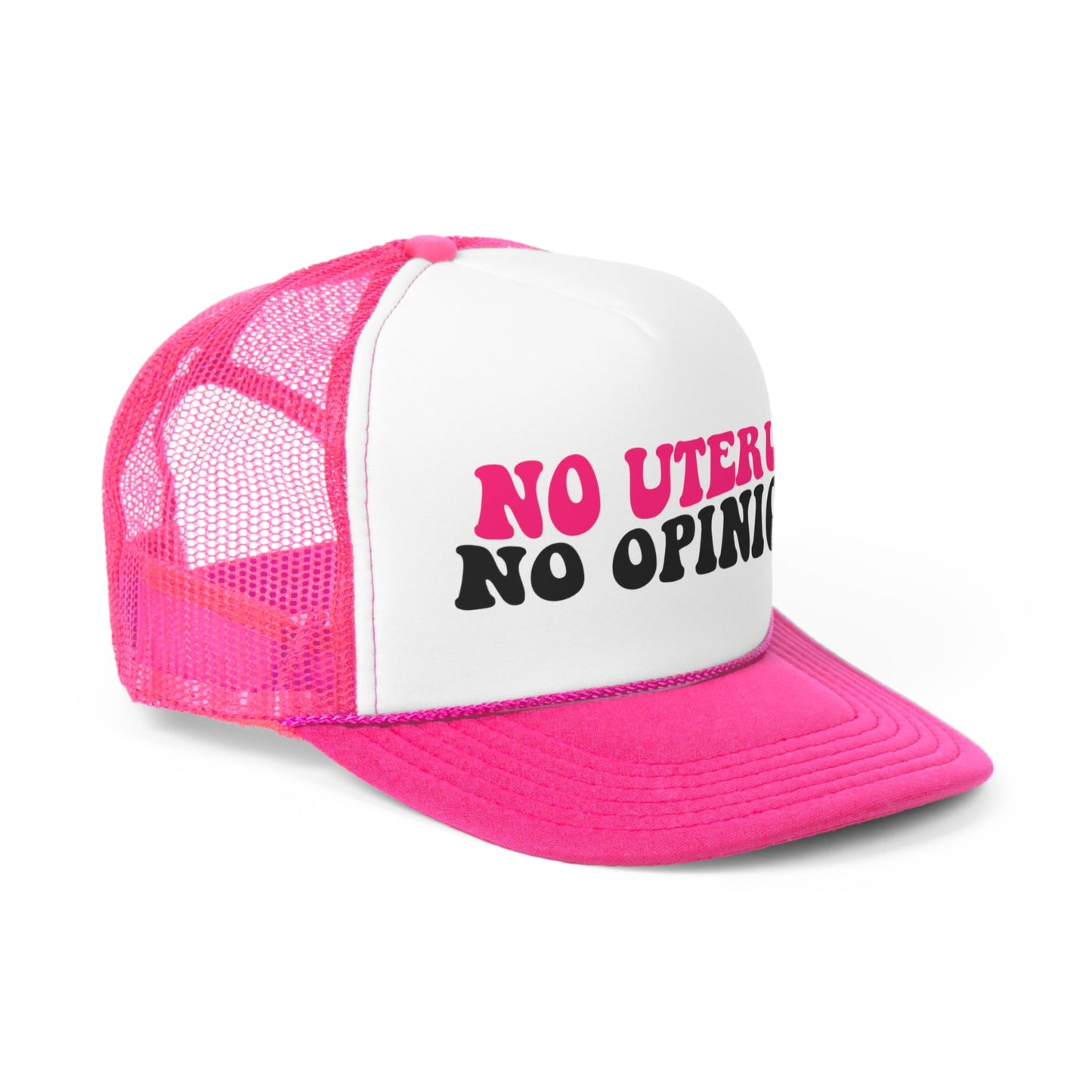 No Uterus No Opinion Roe V. Wade Retro Trucker Cap, Trucker Hat, Feminist Hat