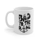 Bad To The Bone Skeleton Coffee Mug