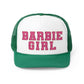 Barbie Girl Faux Chenille Letters Trucker Hat