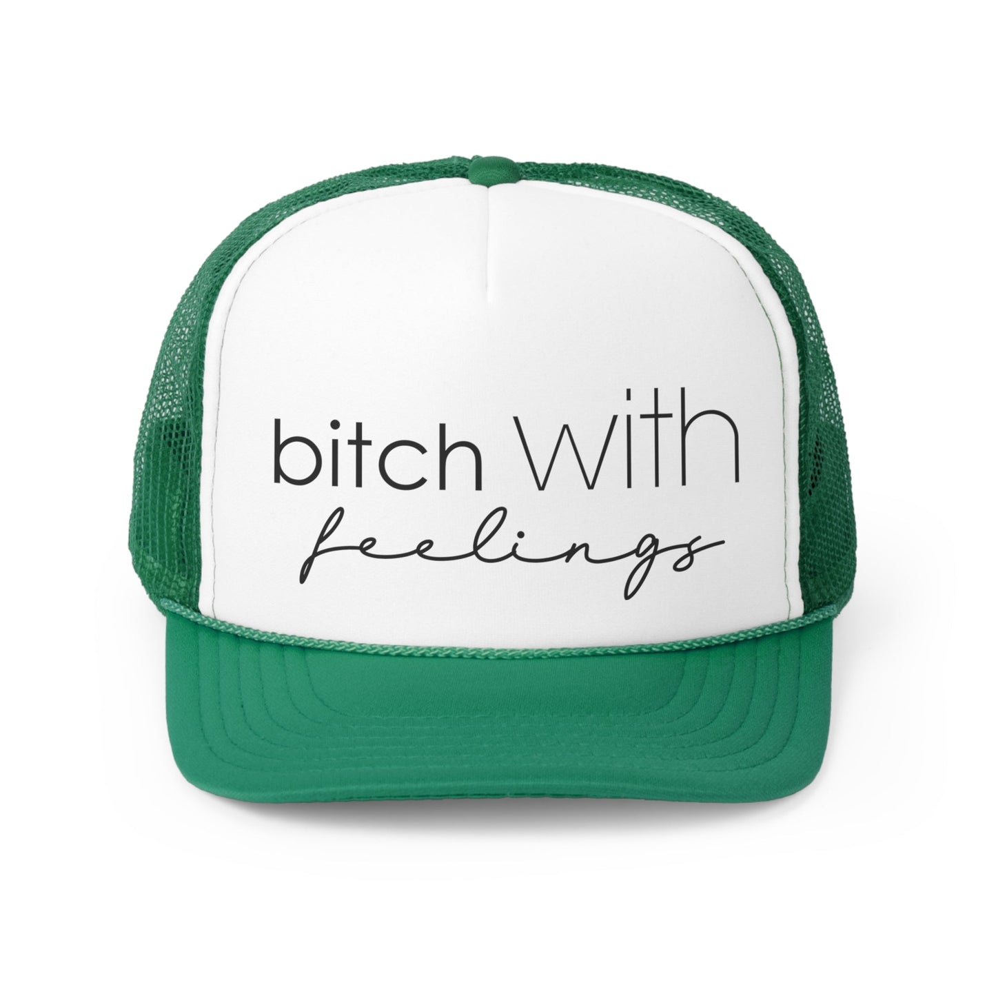 Bitch With Feelings Retro Trucker Cap