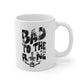 Bad To The Bone Skeleton Coffee Mug