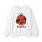 Let's Get Smashed Vintage Style Halloween Black Cat Sweatshirt