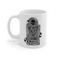 Never Trust The Living Halloween Mug, Beetlejuice Mug, Halloween Coffee Mug