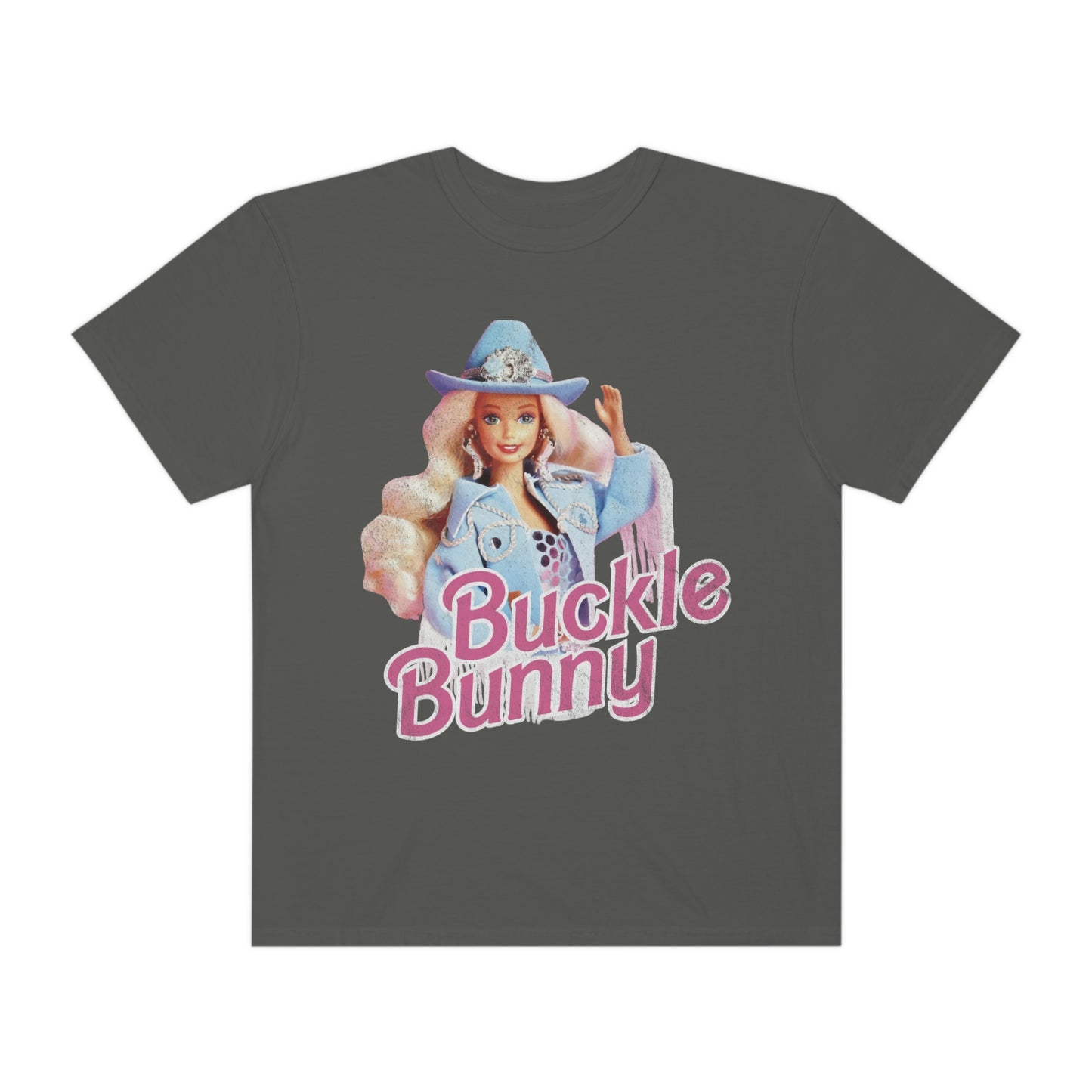 Buckle Bunny Western Distressed Comfort Colors Shirt