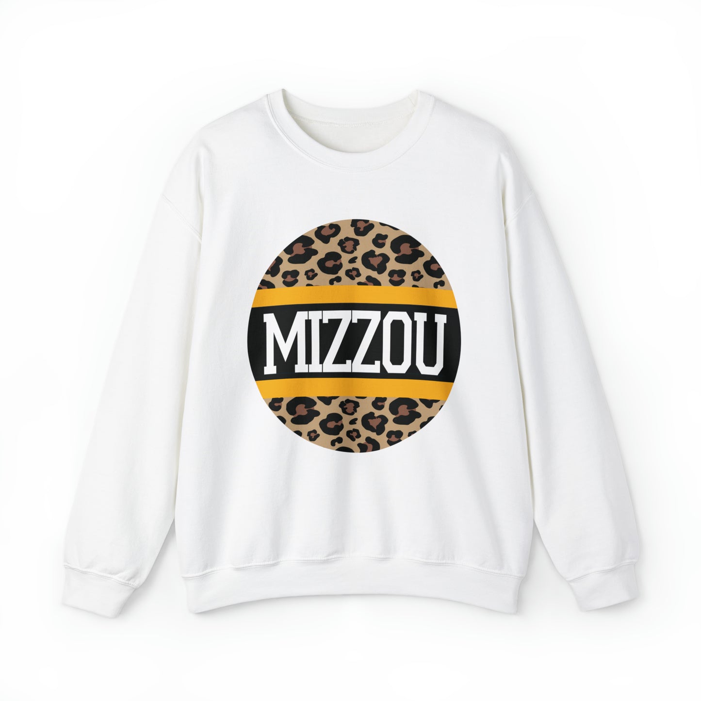 Mizzou Football Leopard Print Retro Sweatshirt