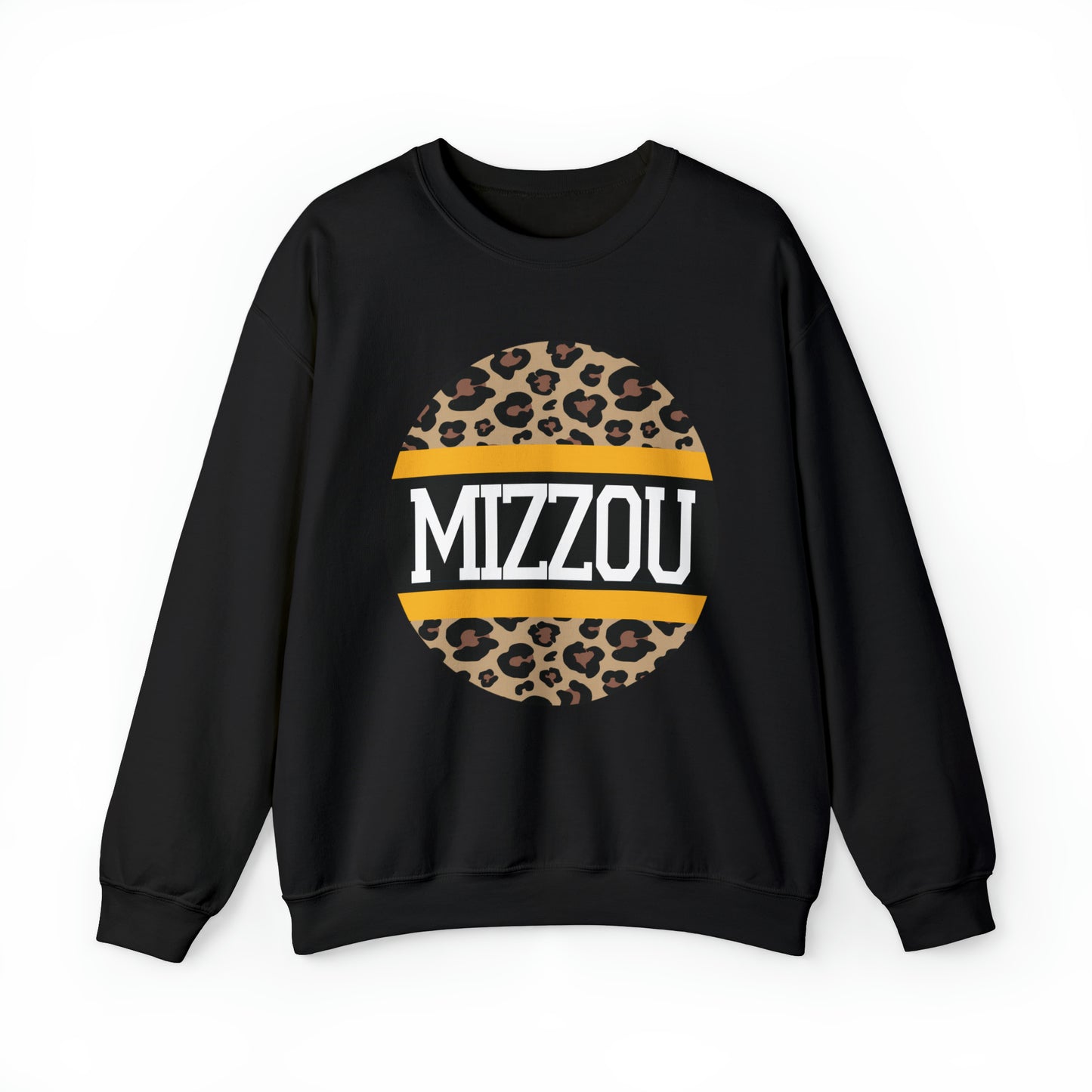 Mizzou Football Leopard Print Retro Sweatshirt