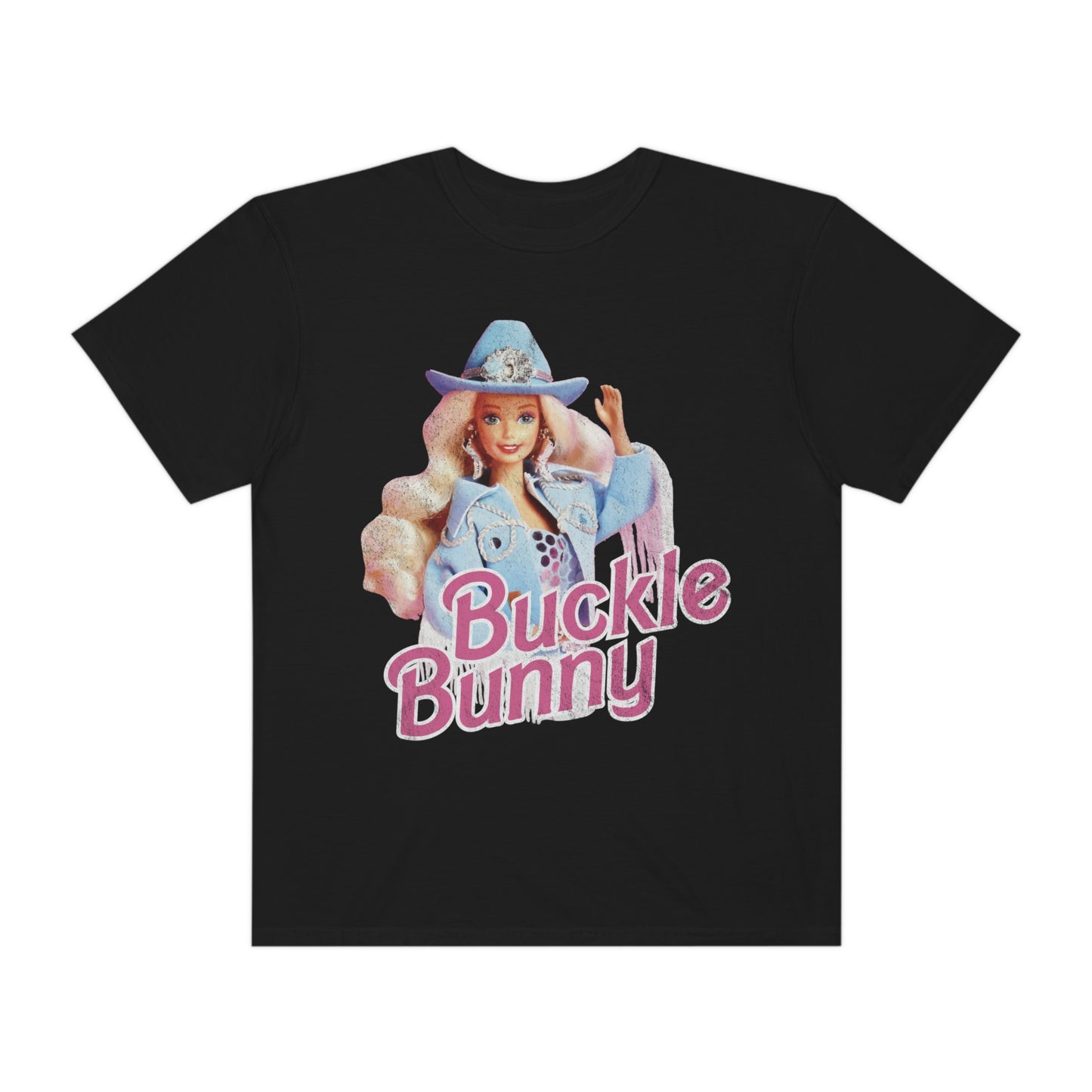 Buckle Bunny Western Distressed Comfort Colors Shirt