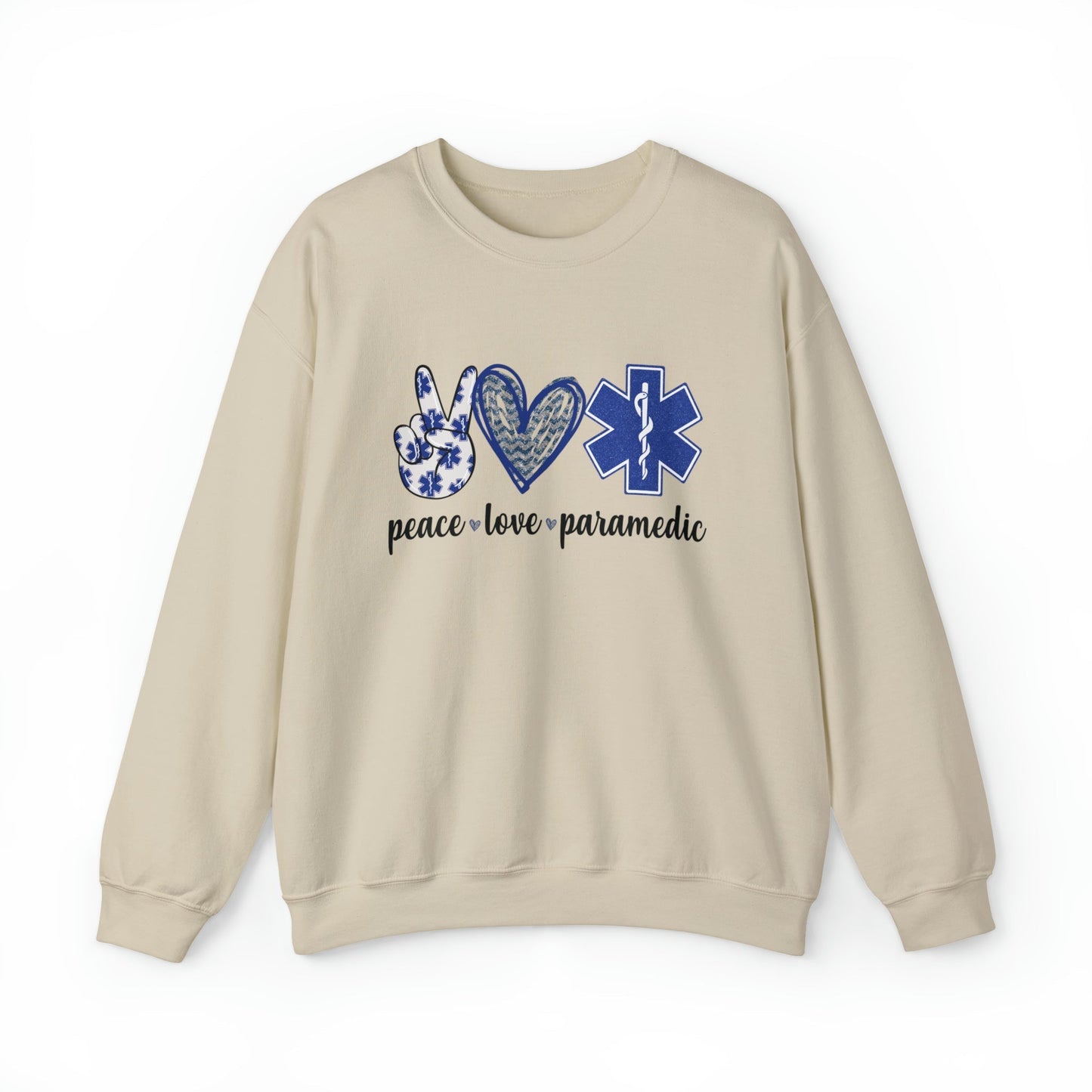 Peace Love Paramedic Emt Sweater, Paramedic Gift