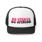 No Uterus No Opinion Roe V. Wade Retro Trucker Cap, Trucker Hat, Feminist Hat