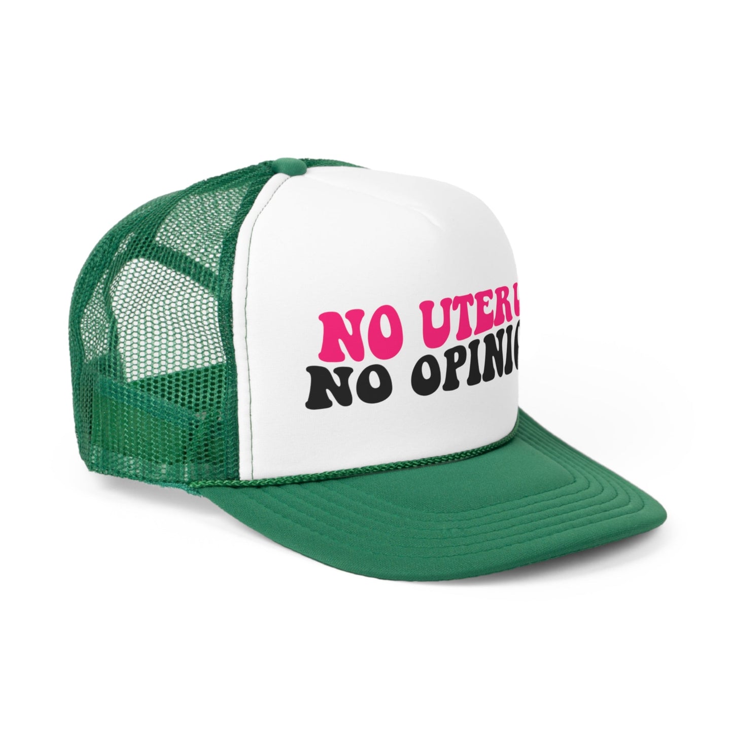 No Uterus No Opinion Roe V. Wade Retro Trucker Cap, Trucker Hat, Feminist Hat