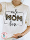 Wife Mom Boss Leopard Print Shirt