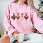 Country Christmas Chickens Sweatshirt