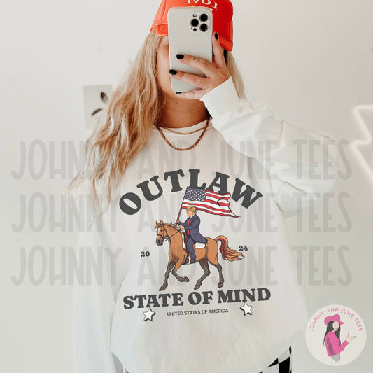 Outlaw State of Mind Trump Sweatshirt