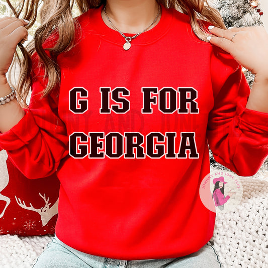 G Is For Georgia Gameday Sweatshirt