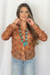 Western Huge Double-Strand Faux Turquoise Squash Blossom Statement Necklace — 32 Inch