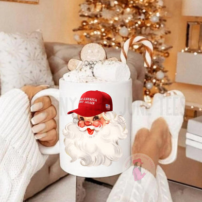 FJB Trump Santa Mug MAGA Christmas Coffee Cup