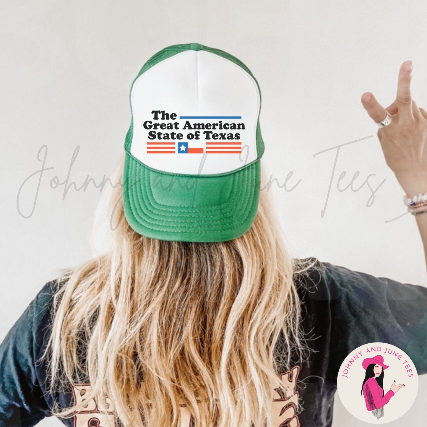 The Great American State Of Texas Retro Trucker Cap, Retro Texas Trucker Hat