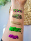 Mardi Gras Hair Glitters
