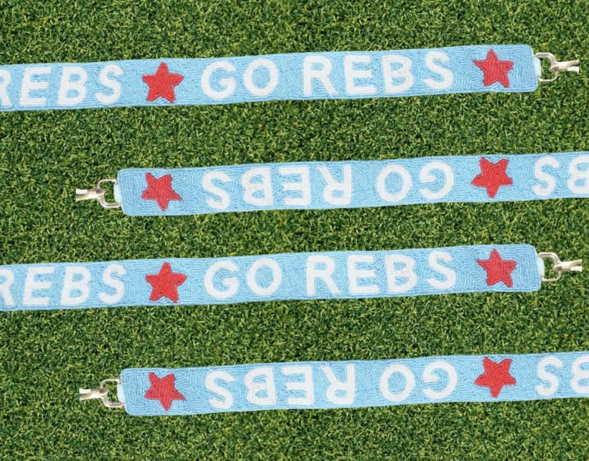 Ole Miss Go Rebs Purse Strap
