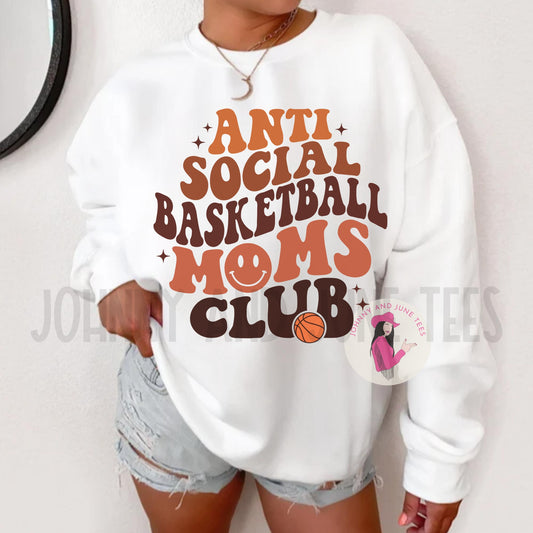 Anti Social Basketball Moms Club Sweatshirt