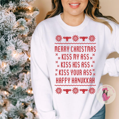 Christmas Vacation Kiss My Ass Sweatshirt