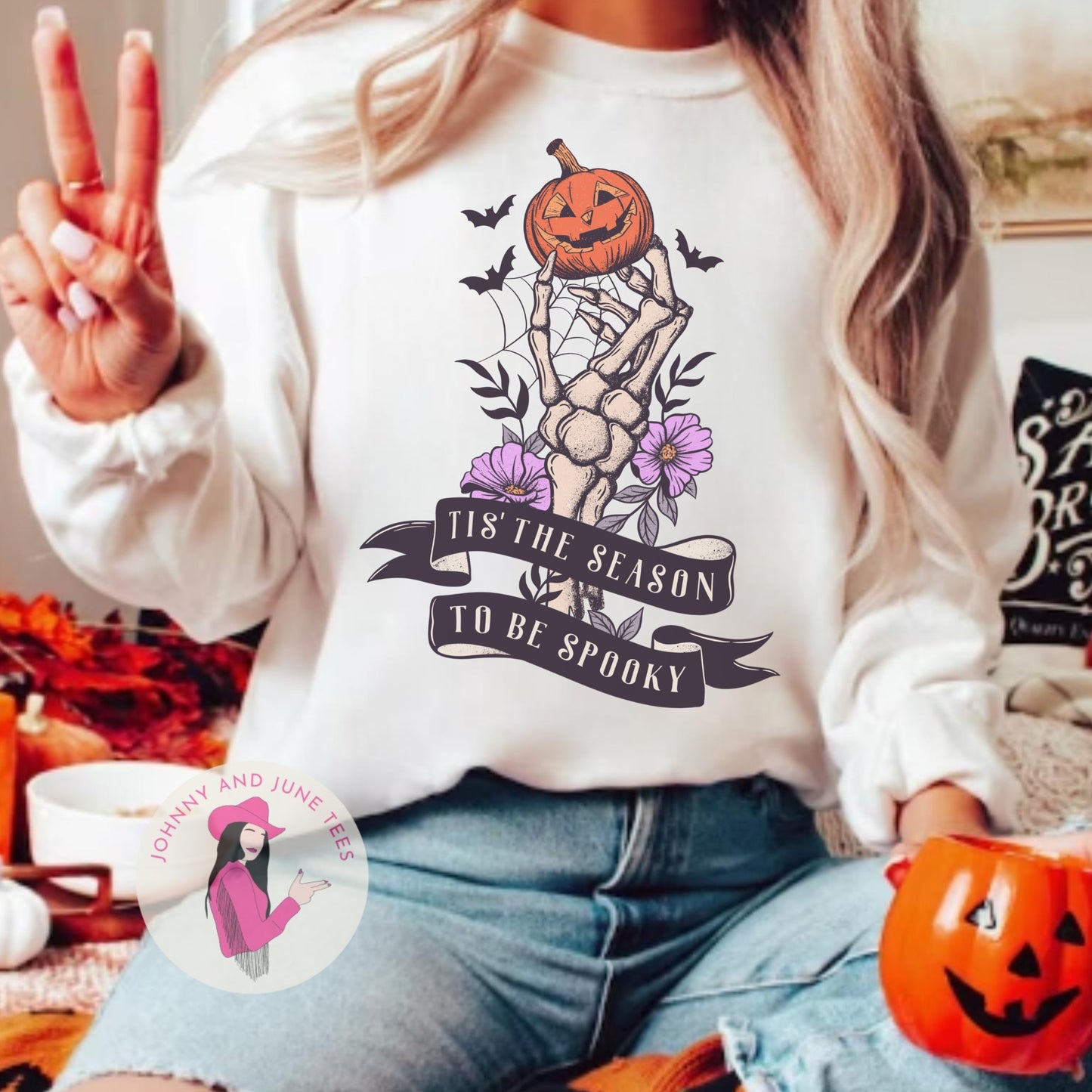 Sorta Sweet Sorta Spooky Halloween Sweatshirt