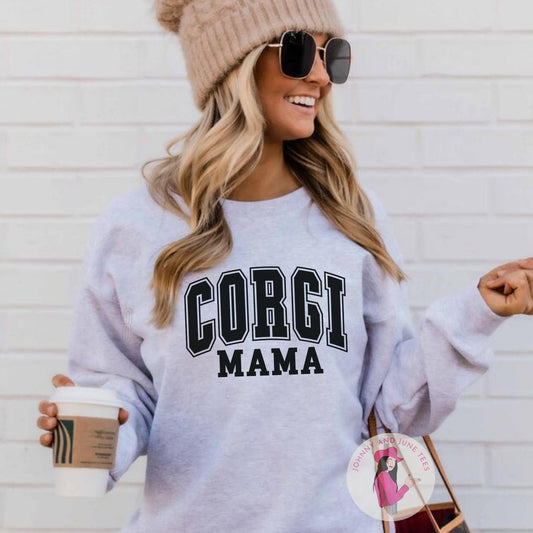 Corgi Mama Dog Lover Sweatshirt