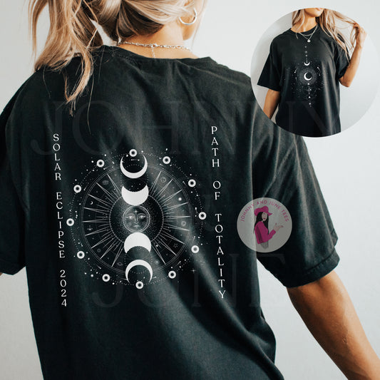 2024 Solar Eclipse Path of Totality T-Shirt, Celestial Event Tee, Astronomy Lovers 4 28 2024 Eclipse Group Shirt Total Eclipse Tour
