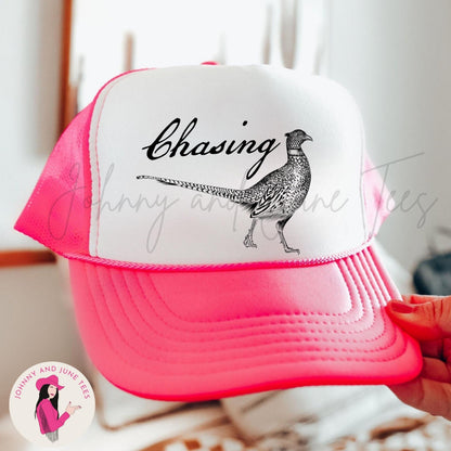 Chasing Tail Western Retro Trucker Cap