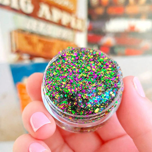 Mardi Gras Glitter Hair/Body Glitter Gel
