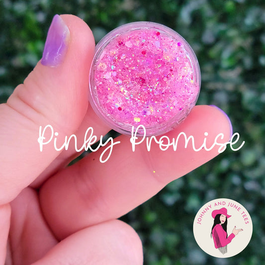 Pinky Promise Valentines Glitter Hair Gel