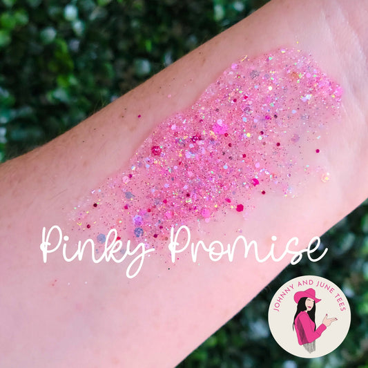 Pinky Promise Valentines Glitter Hair Gel