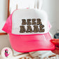 Beer Babe Leopard Retro Trucker Hat