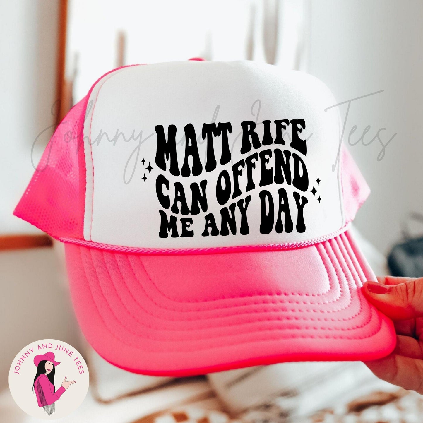 Matt Rife Can Offend Me Any Day Trucker Hat, Matt Rife Retro Trucker Cap