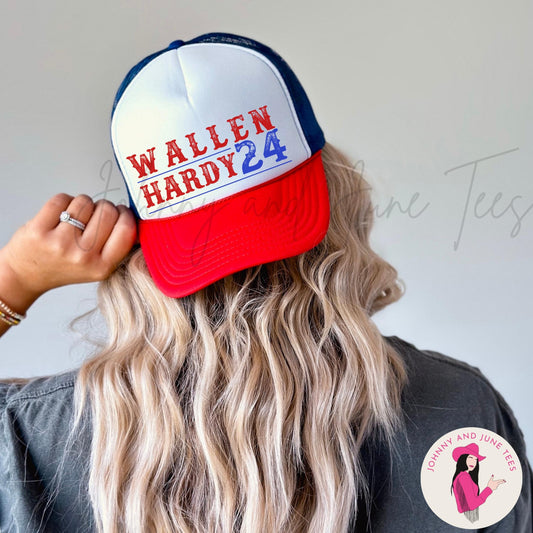 Wallen Hardy 2024 Trucker Hat, Wallen Trucker Cap, Morgan Wallen Hat