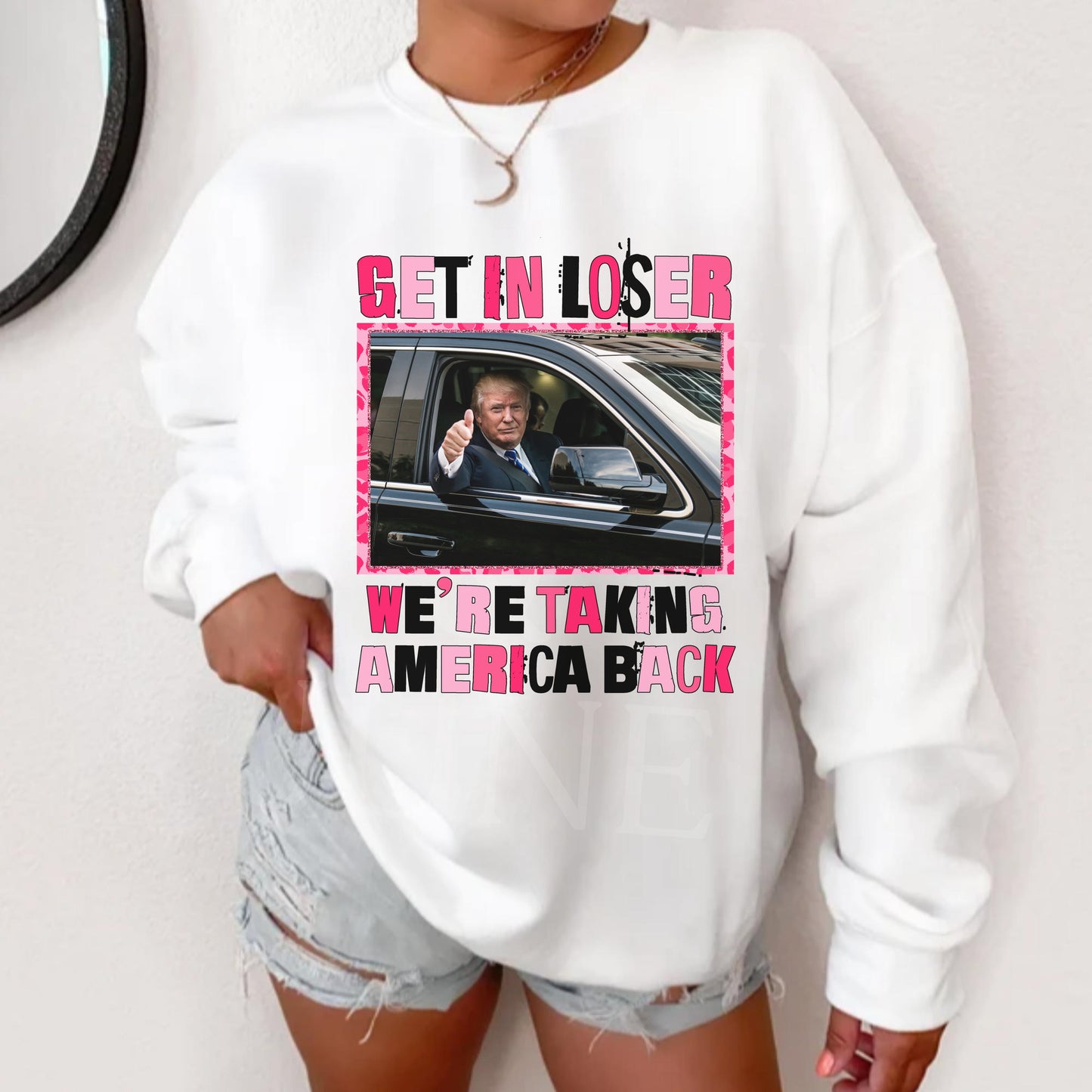 Get In Loser We're Taking America Back T-Shirt Comfort Colors