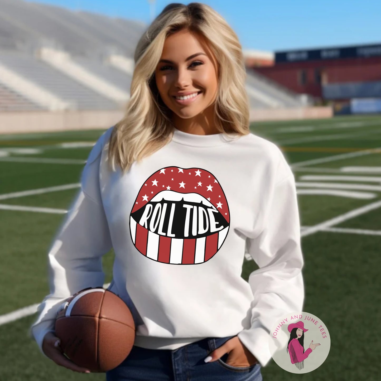 Roll Tide Retro Mouth Gameday Sweatshirt